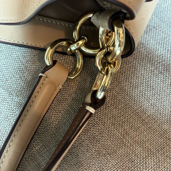 🔥 SALE! COACH F27575 Lexy Shoulder Bag Tan Cream - Picture 14 of 16